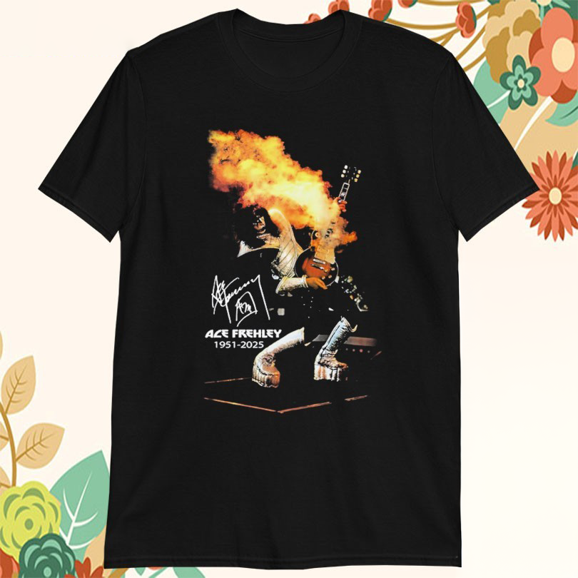 Rest In Peace Ace Frehley 1951 2025 Rock Tshirts