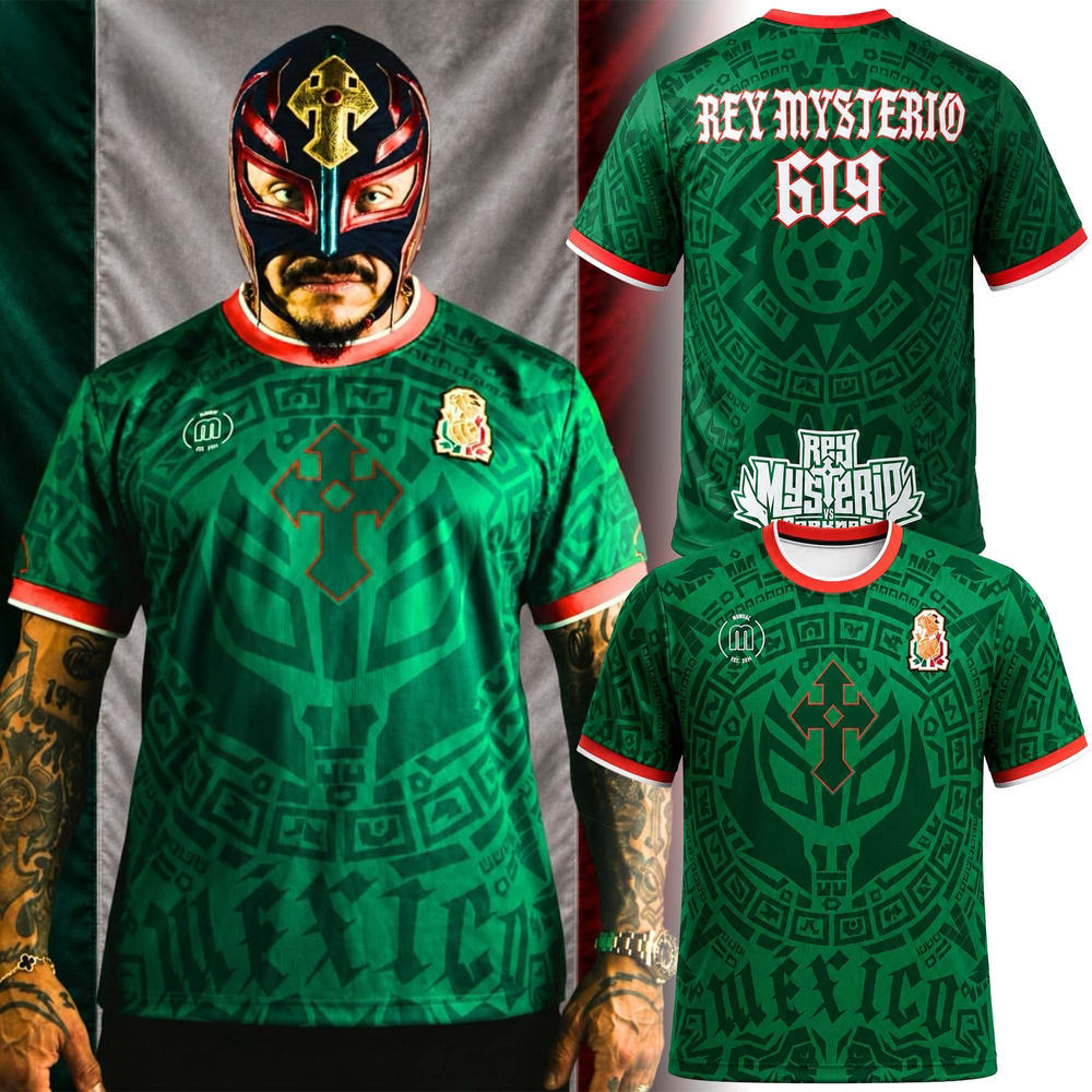 Rey Mysterio x Mexico Mundial Limited Edition Graphic T Shirt Gifts For Fans