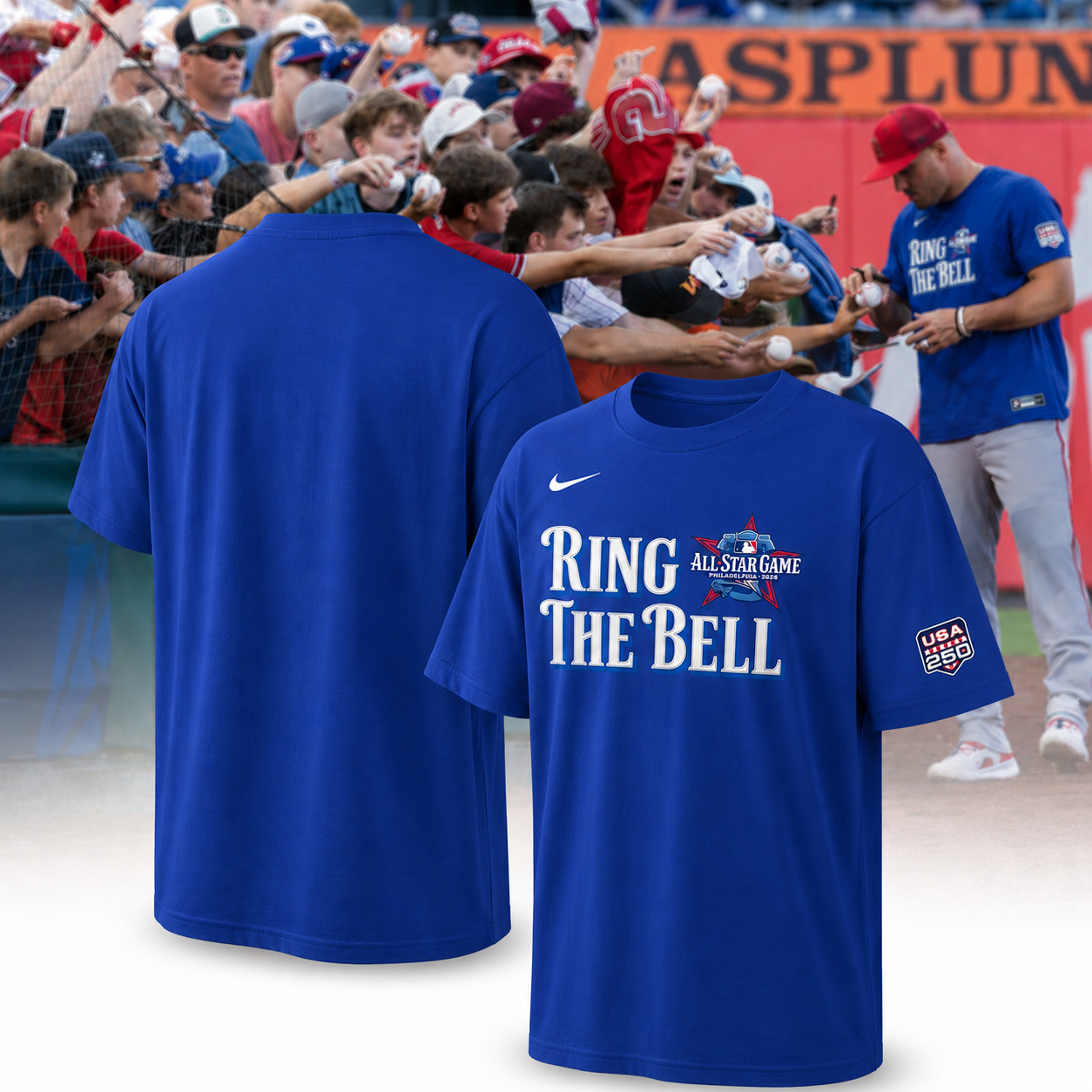 Ring The Bell MLB AllStar Game Philadelphia 2026 Royal Blue Baseball Fan TShirt