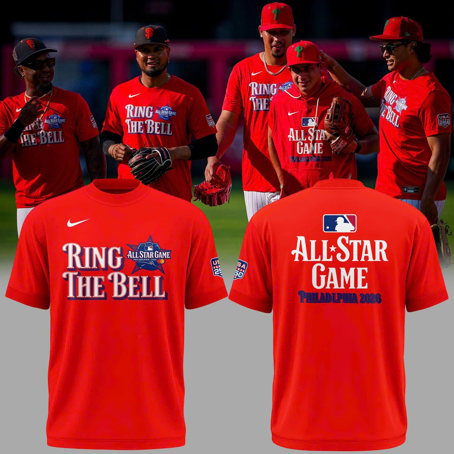 Ring The Bell Philadelphia Phillies 2026 MLB AllStar Game TShirt