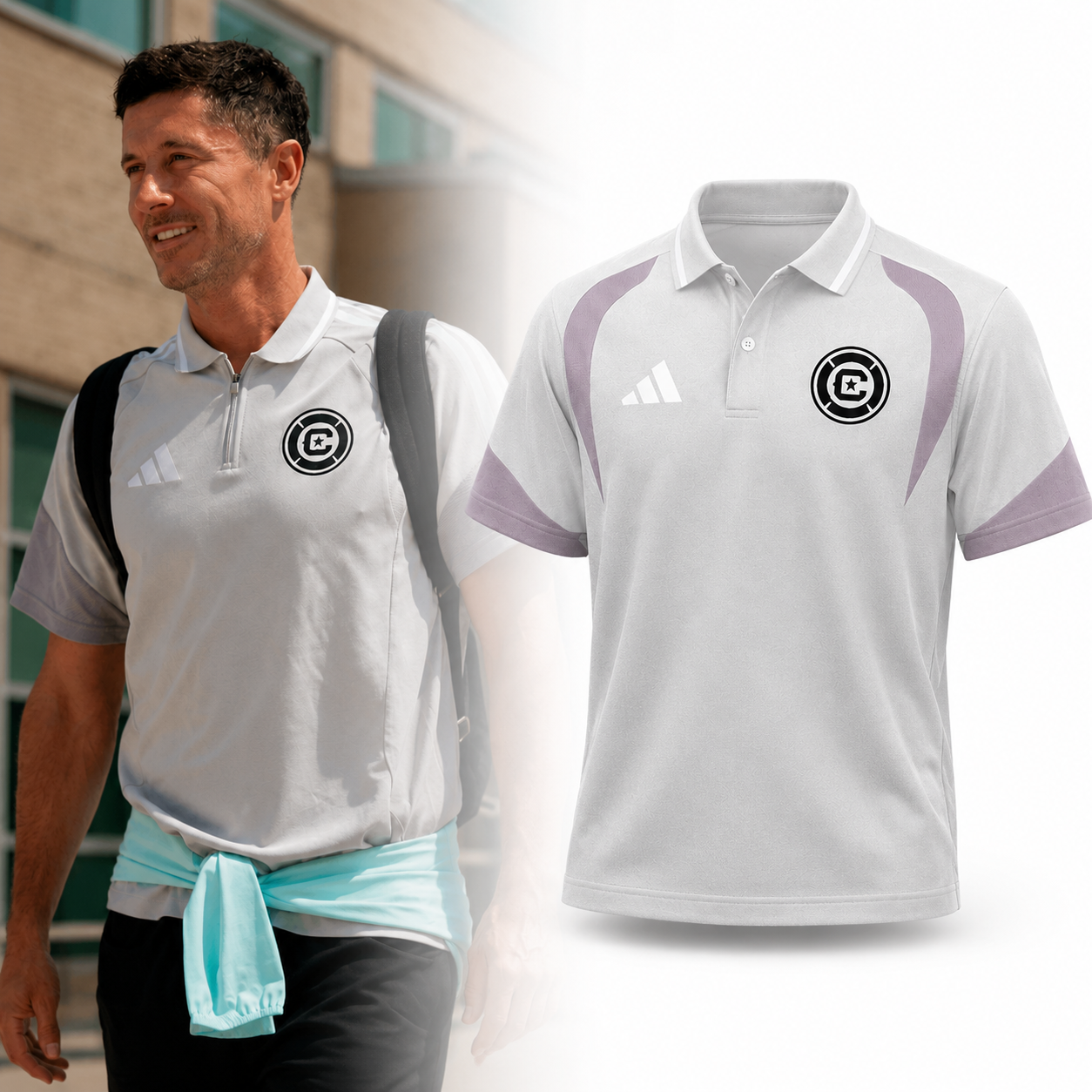 Robert Lewandowski Minimal Performance Golf Polo Shirt White Athletic Casual Golf Apparel Short Sleeve Unisex Polo