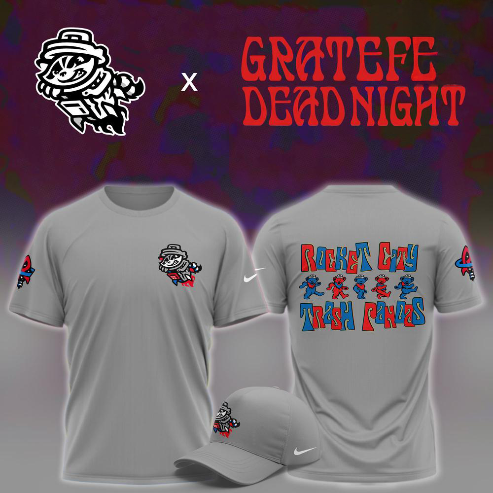 Rocket City Trash Pandas x Grateful Dead Night 2026 Graphic T Shirt