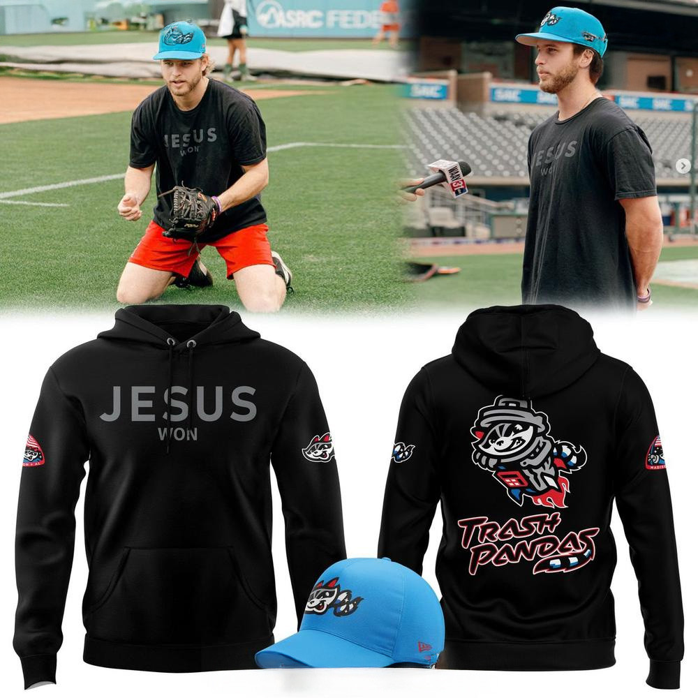 Rocket City Trash Pandas x Jesus Won Special Edition Hoodie Best Fathers Day Gifts Merch 2026