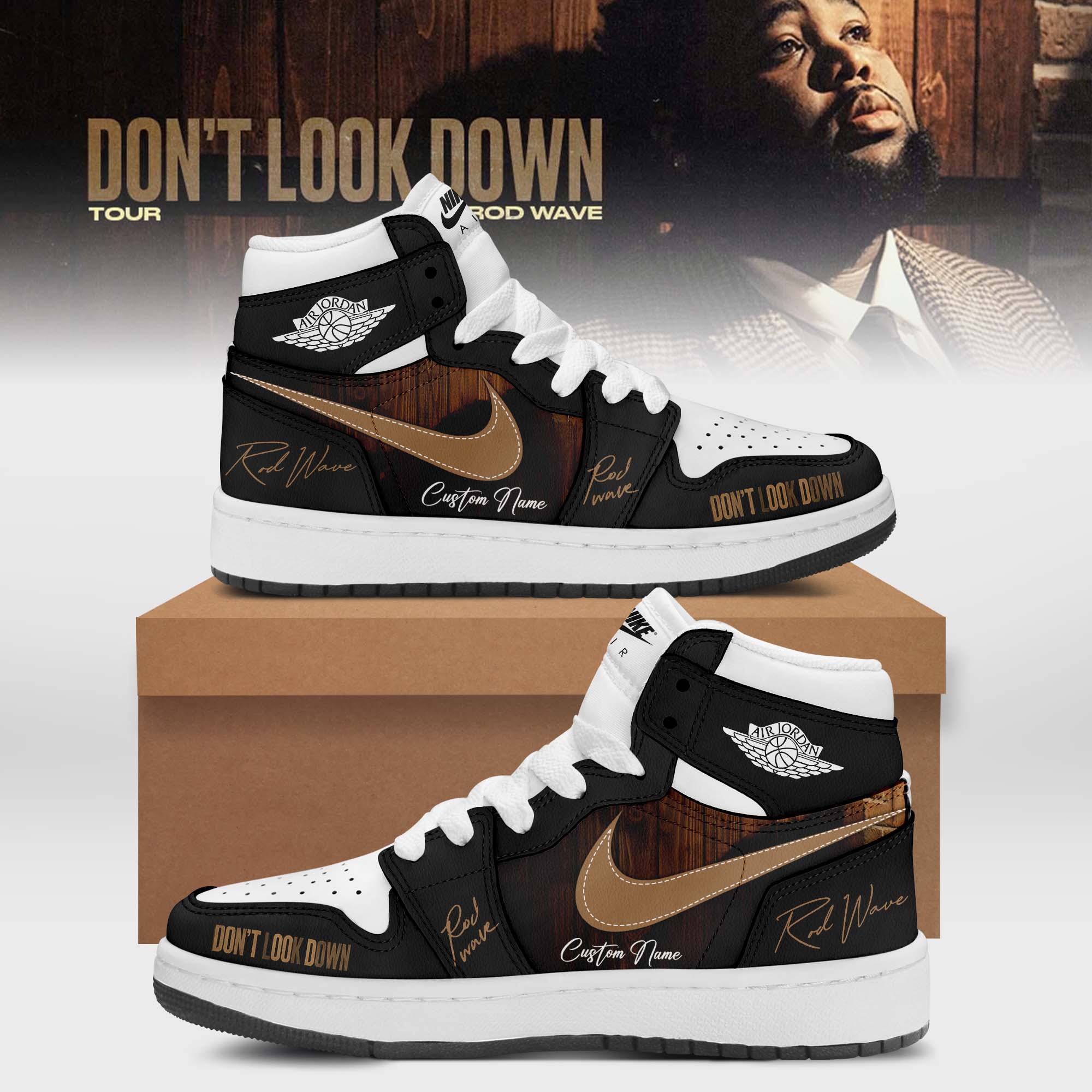 Rod Wave Dont Look Down Tour 2026 Collector Tour Sneakers Edition
