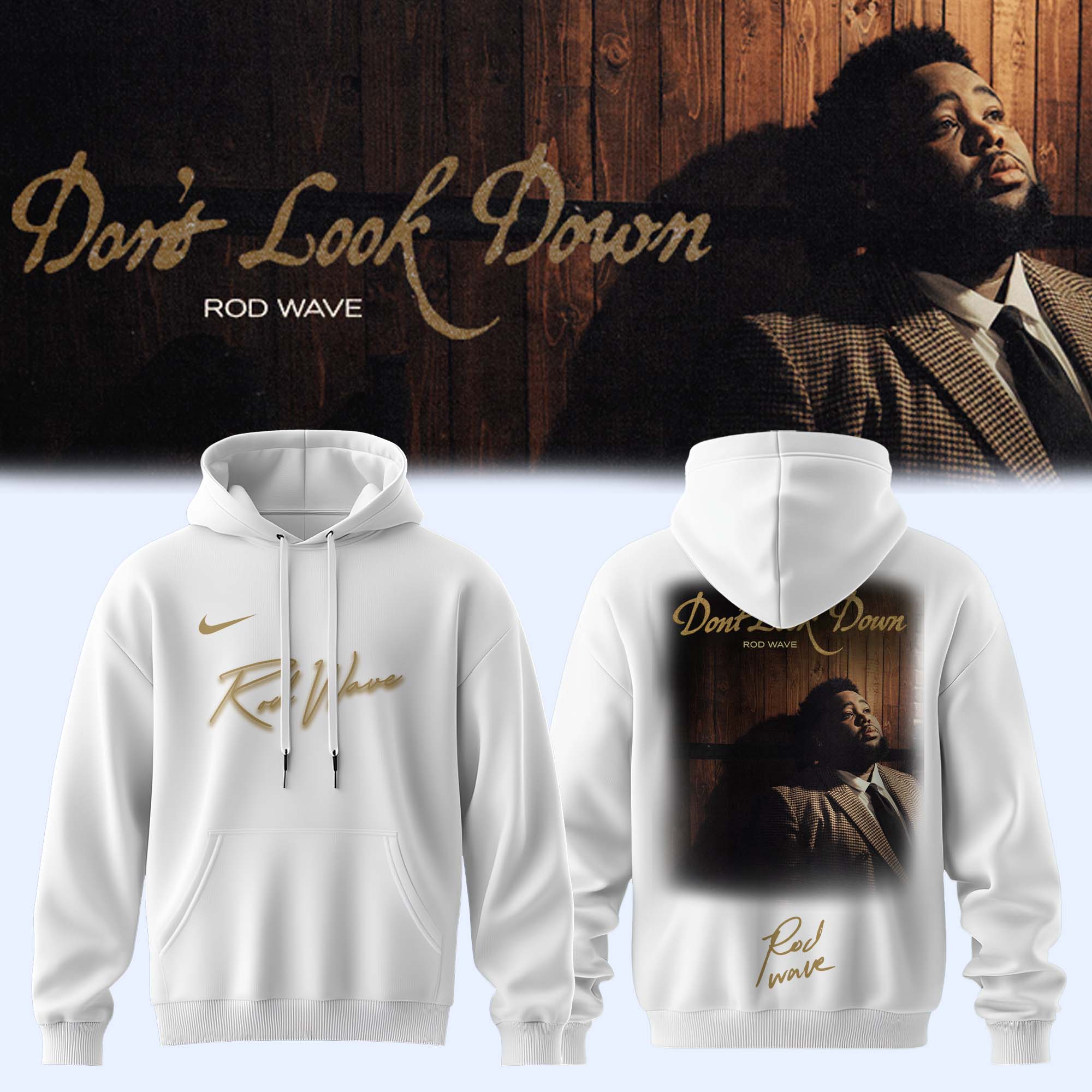 Rod Wave Dont Look Down Tour 2026 Official Concert Hoodie Collection