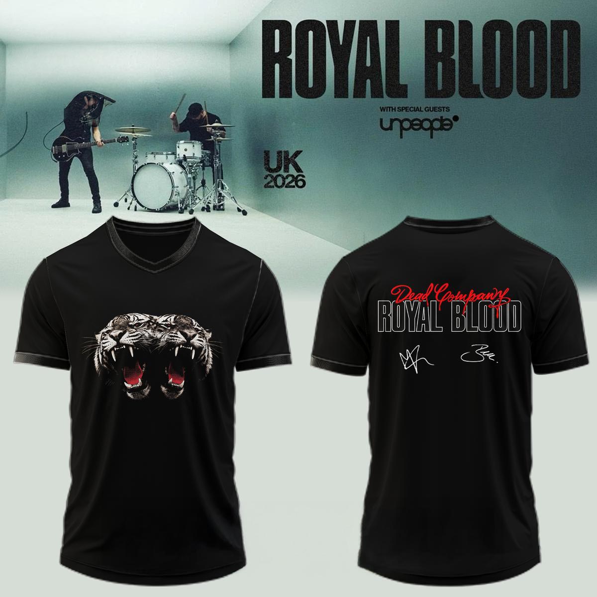 Royal Blood Dead Company UK Tour 2026 Unpeople Football Jersey Music Fan Edition 1 - Unicasport Royal Blood Dead Company UK Tour 2026 Unpeople Football Jersey Music Fan Edition