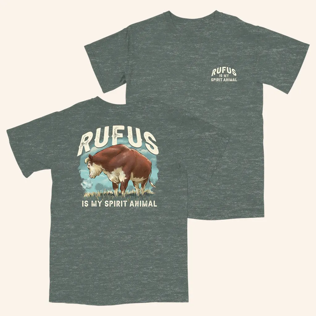 Rufus The Bull Merch Rufus Is My Spirit Animal TShirt Best Gifts For Dad