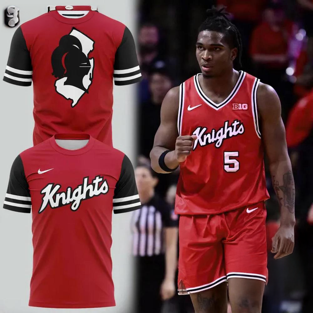 Rutgers Scarlet Knights Basketball Back to 76 Uniform 2026 T Shirt Merch 2026