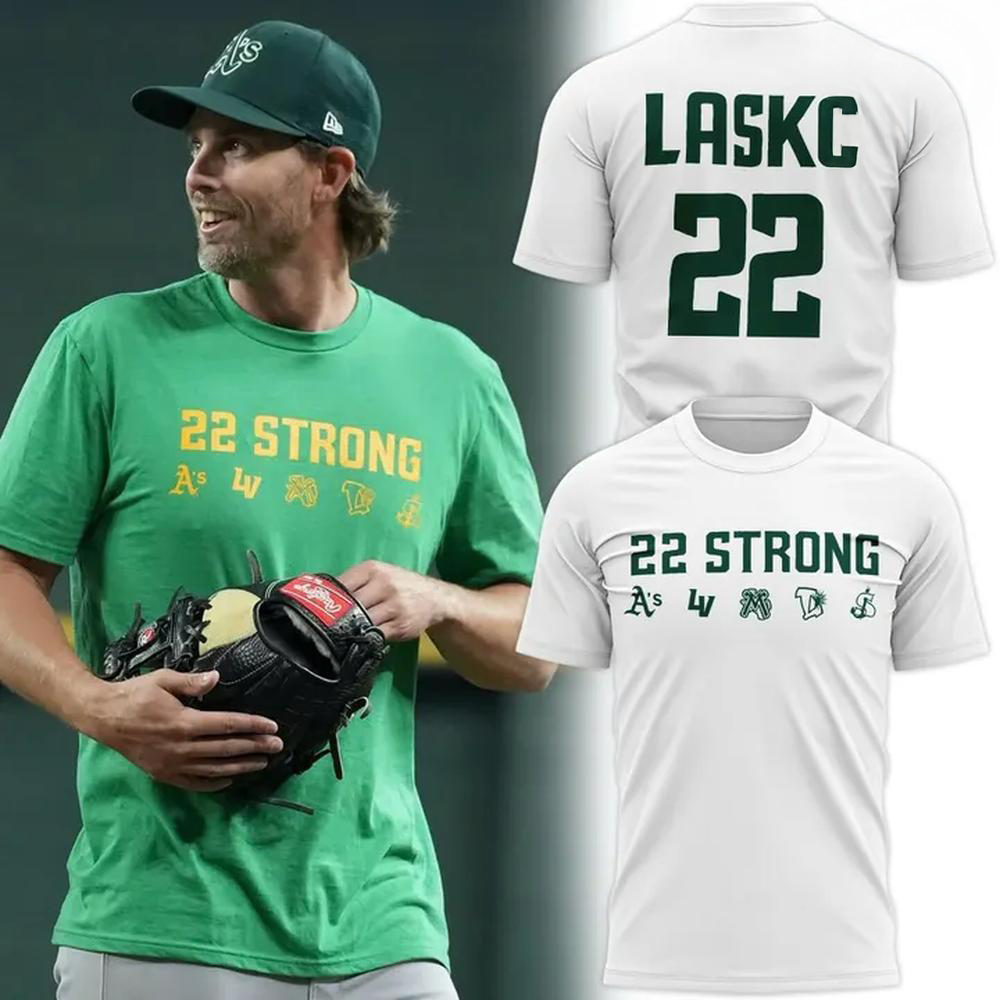 Ryan Lasko Twenty Two Strong Athletics Baseball Fan Graphic T Shirt