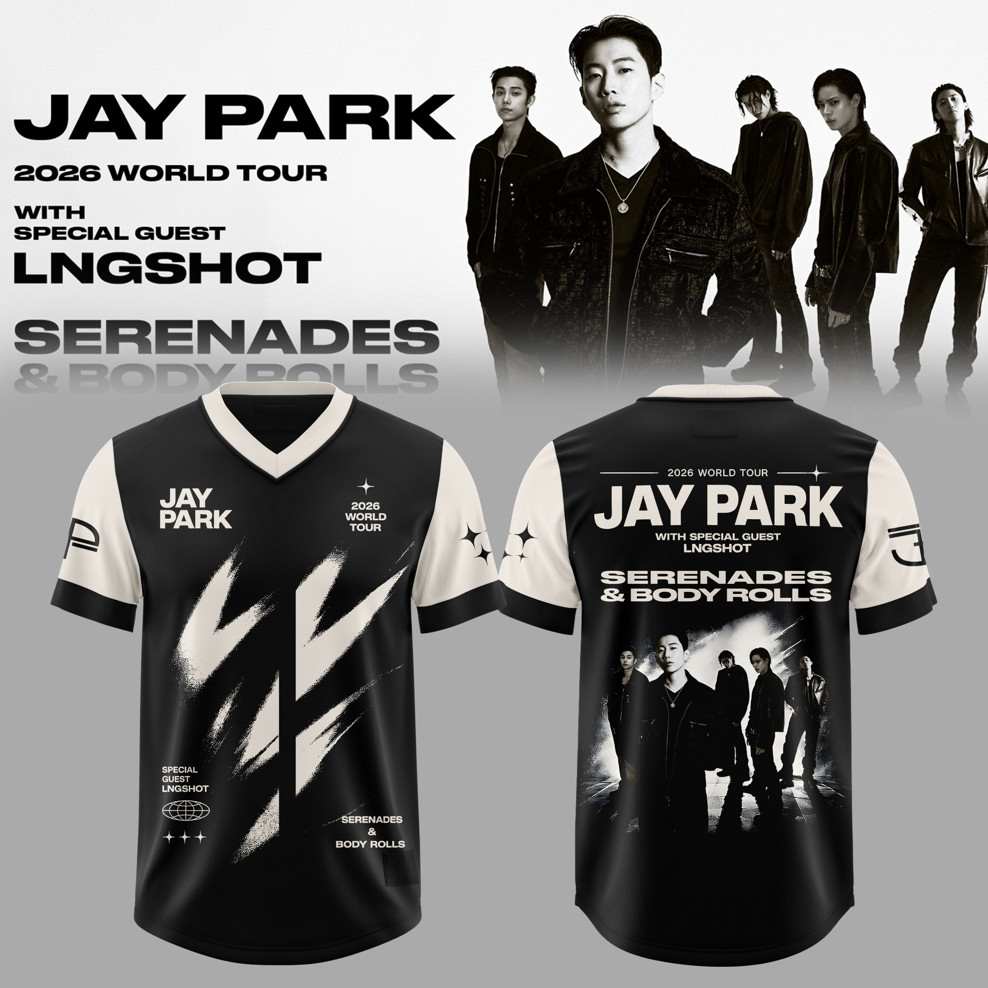 SERENADES And BODY ROLLS Tour Official Merchandise Collection