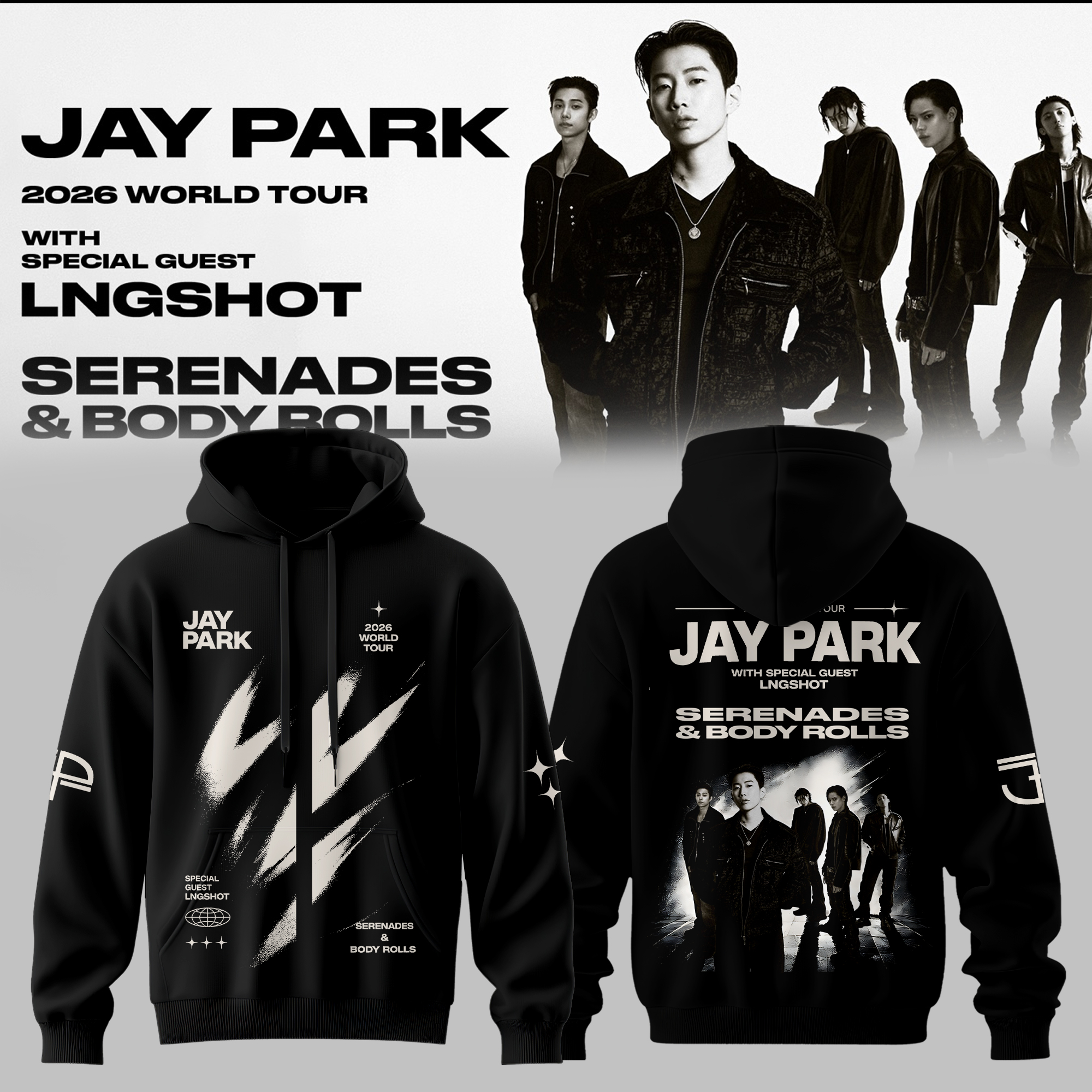 SERENADES And BODY ROLLS Tour Premium Concert Hoodie Collection