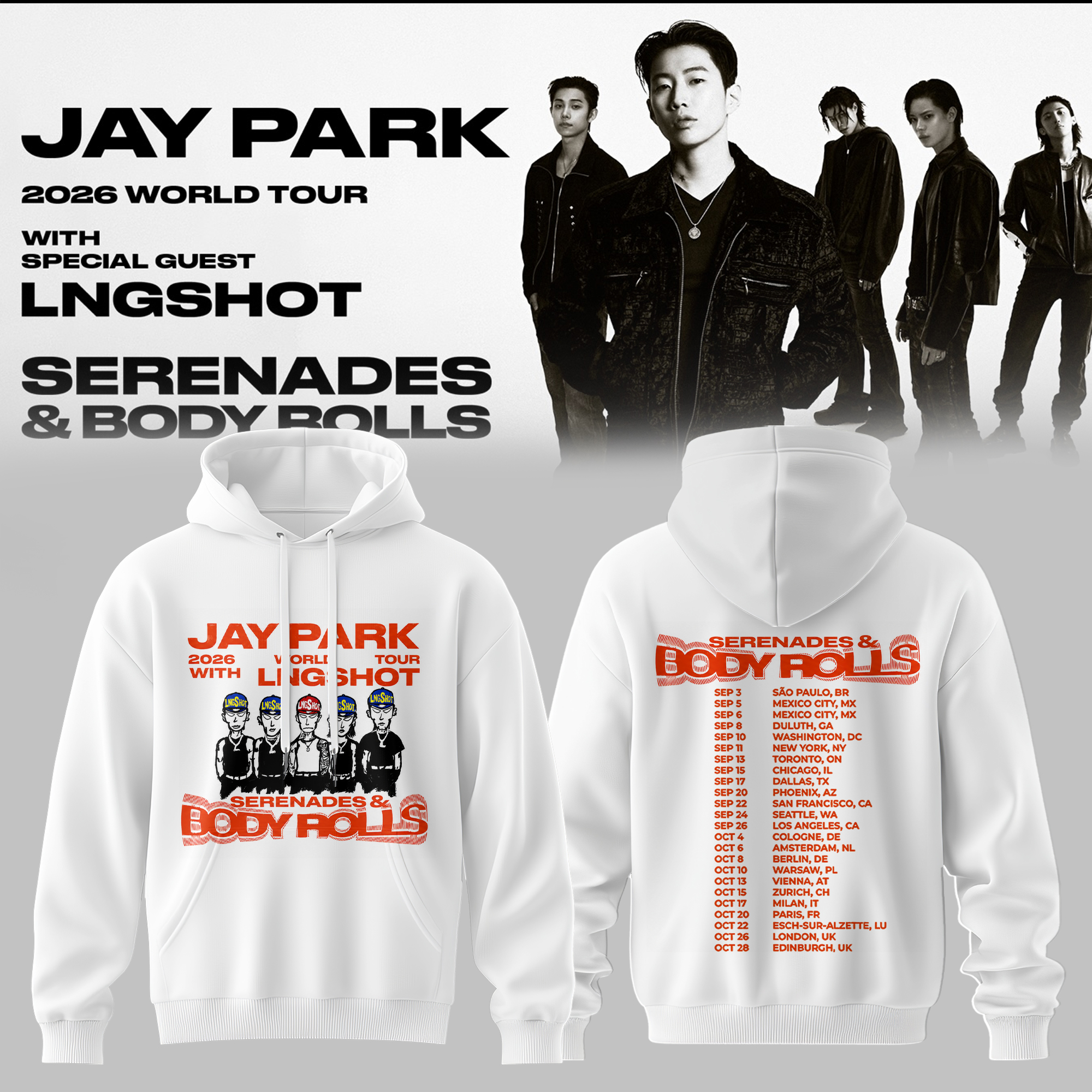 SERENADES And BODY ROLLS Tour Premium Limited Edition Hoodie
