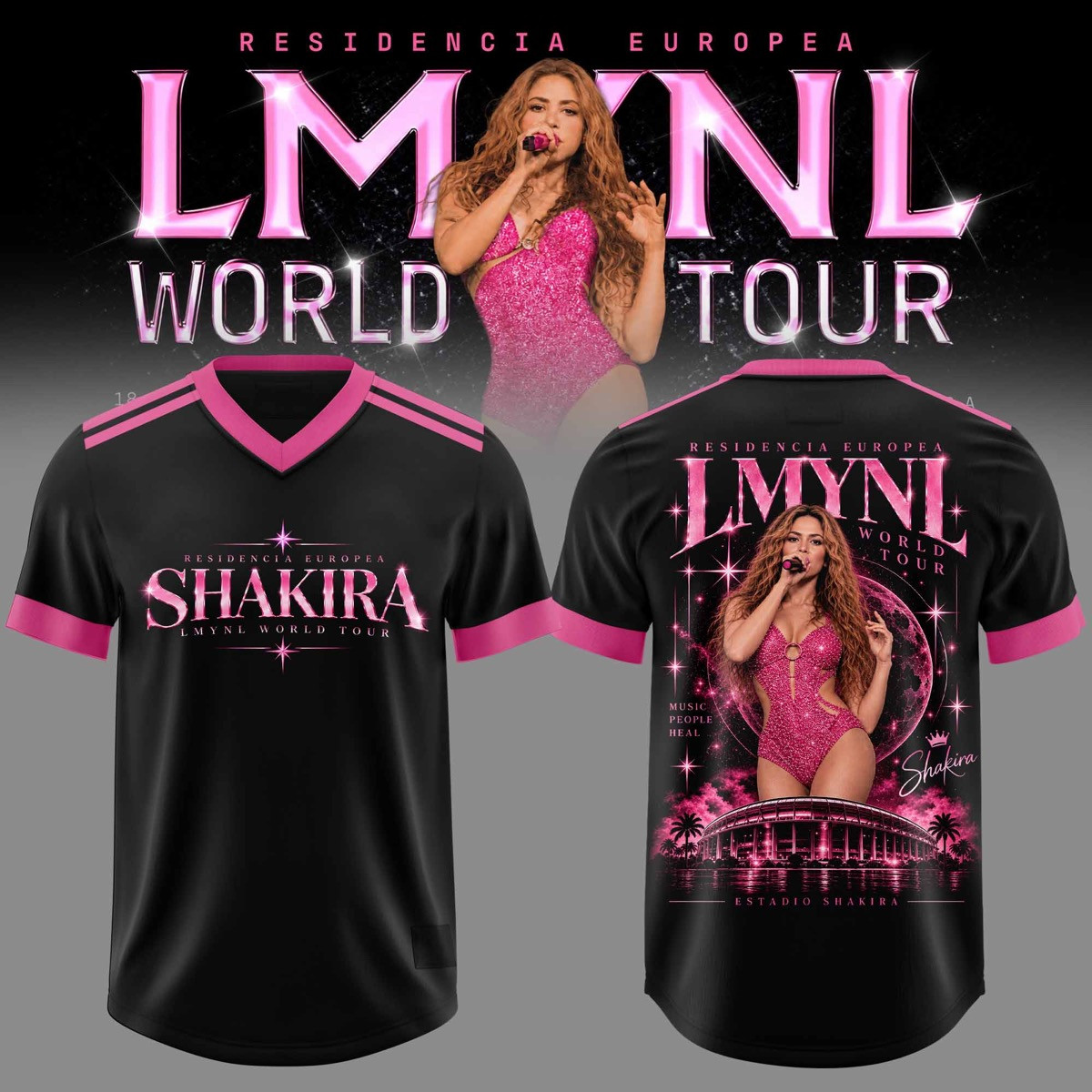 SHKR Residencia Europea World Tour Graphic Football Jersey 3D AOP Supporter Collection 2 - Unicasport SHKR Residencia Europea World Tour Graphic Football Jersey 3D AOP Supporter Collection