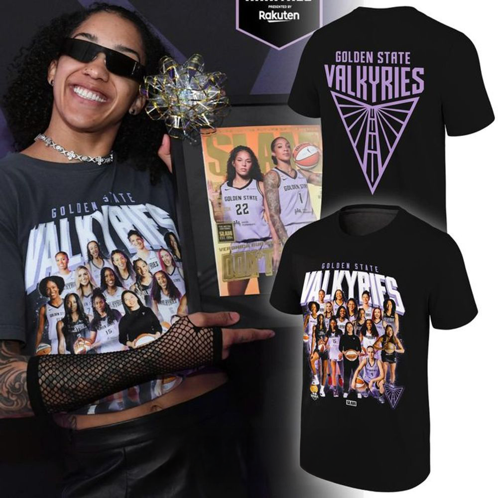 SLAM Cover Golden State Valkyries Team Print Graphic T Shirt