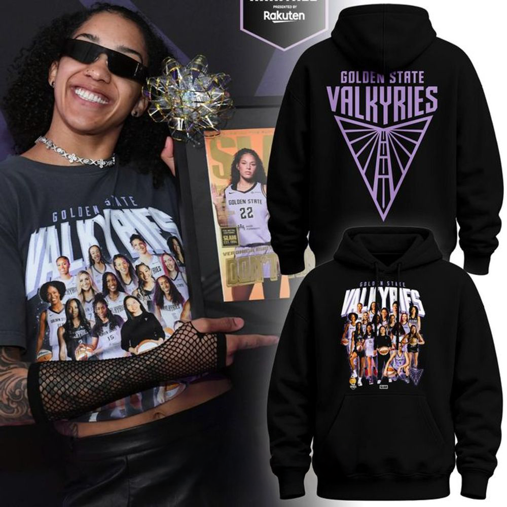 SLAM Cover Golden State Valkyries Team Print Pullover Hoodie