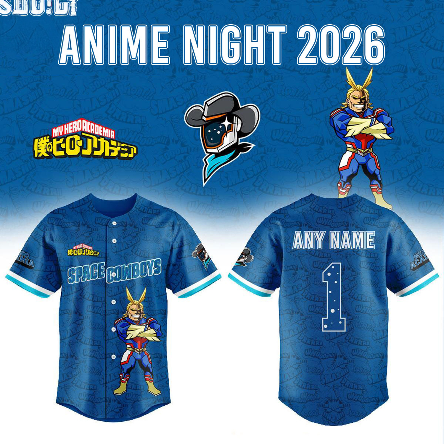 SLSC Anime Night Limited Edition Custom Baseball Jersey