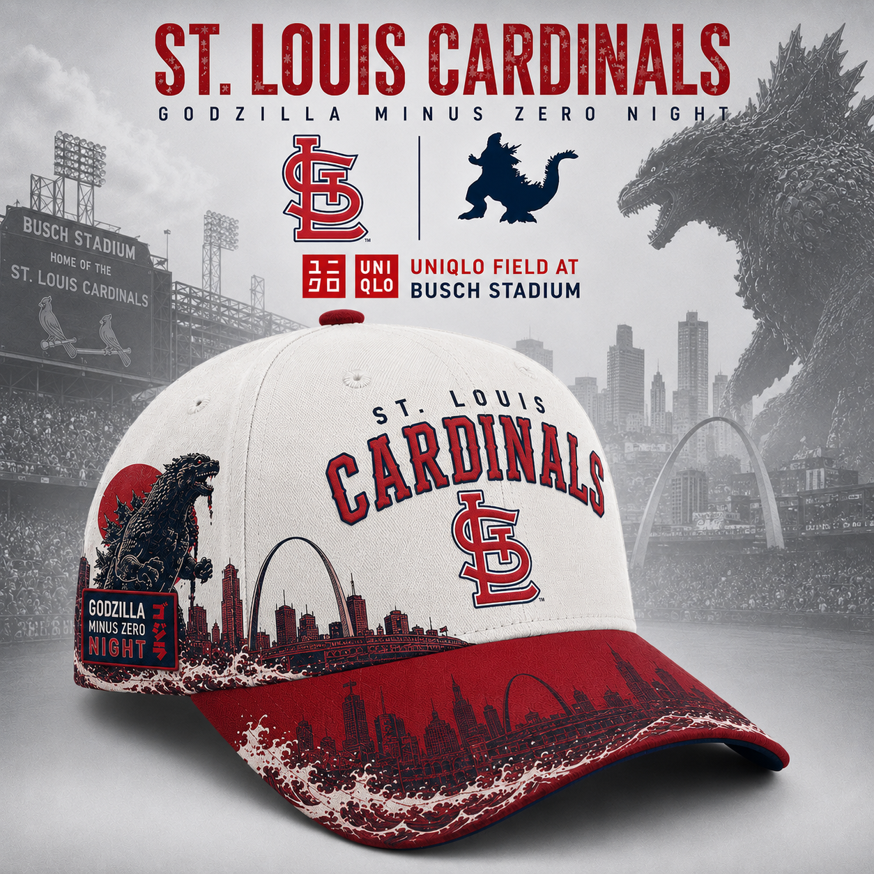 STL Godzilla Minus One Limited Edition Snapback Cap