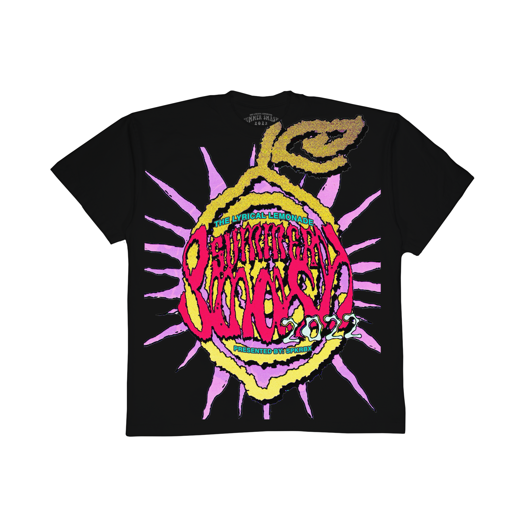 SUMMER SMASH 2022 LINE UP SHIRT (Black) Summer Smash 2025