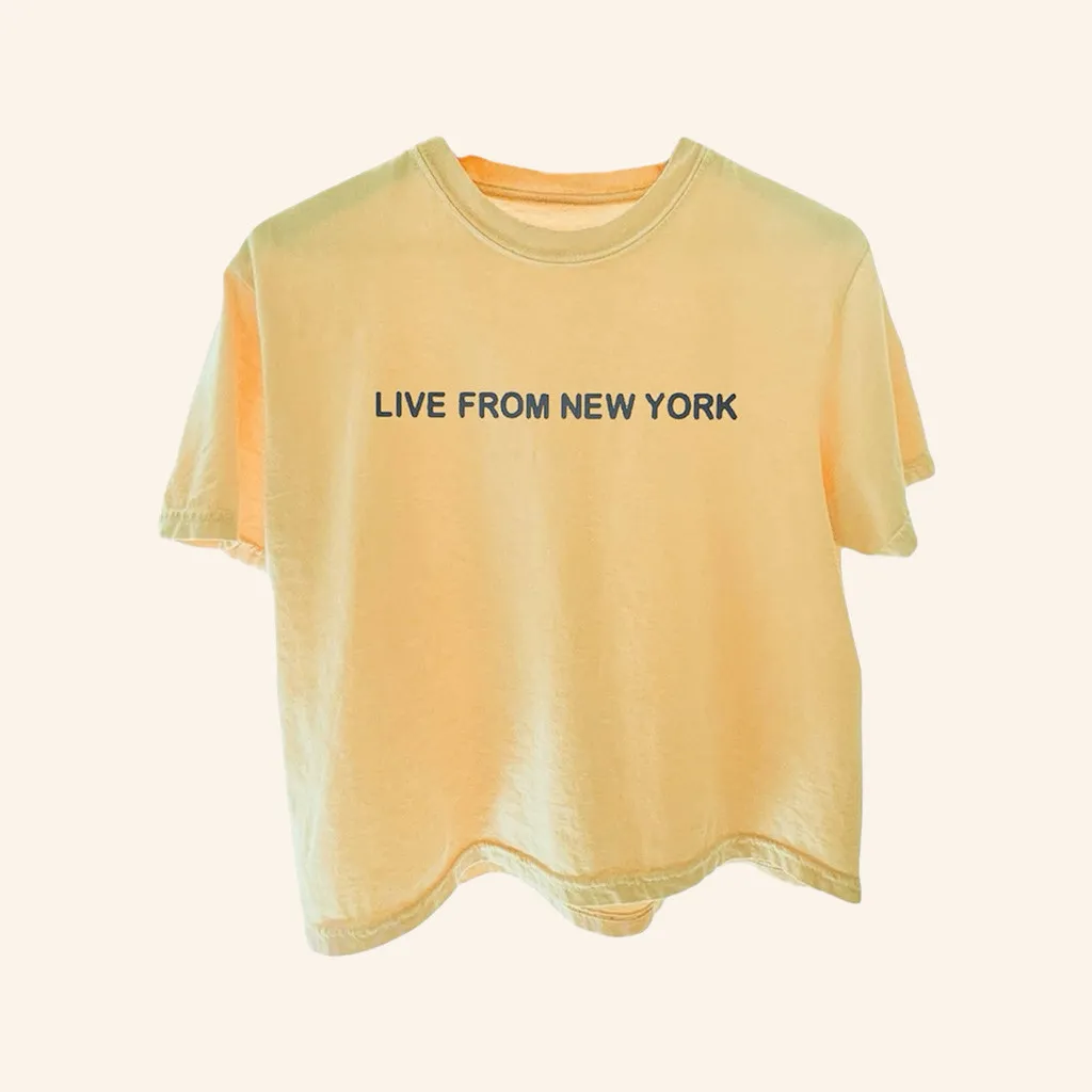 Sabrina Carpenter Shirt SNL Live From New York TShirt Christmas Gifts For Music Fans