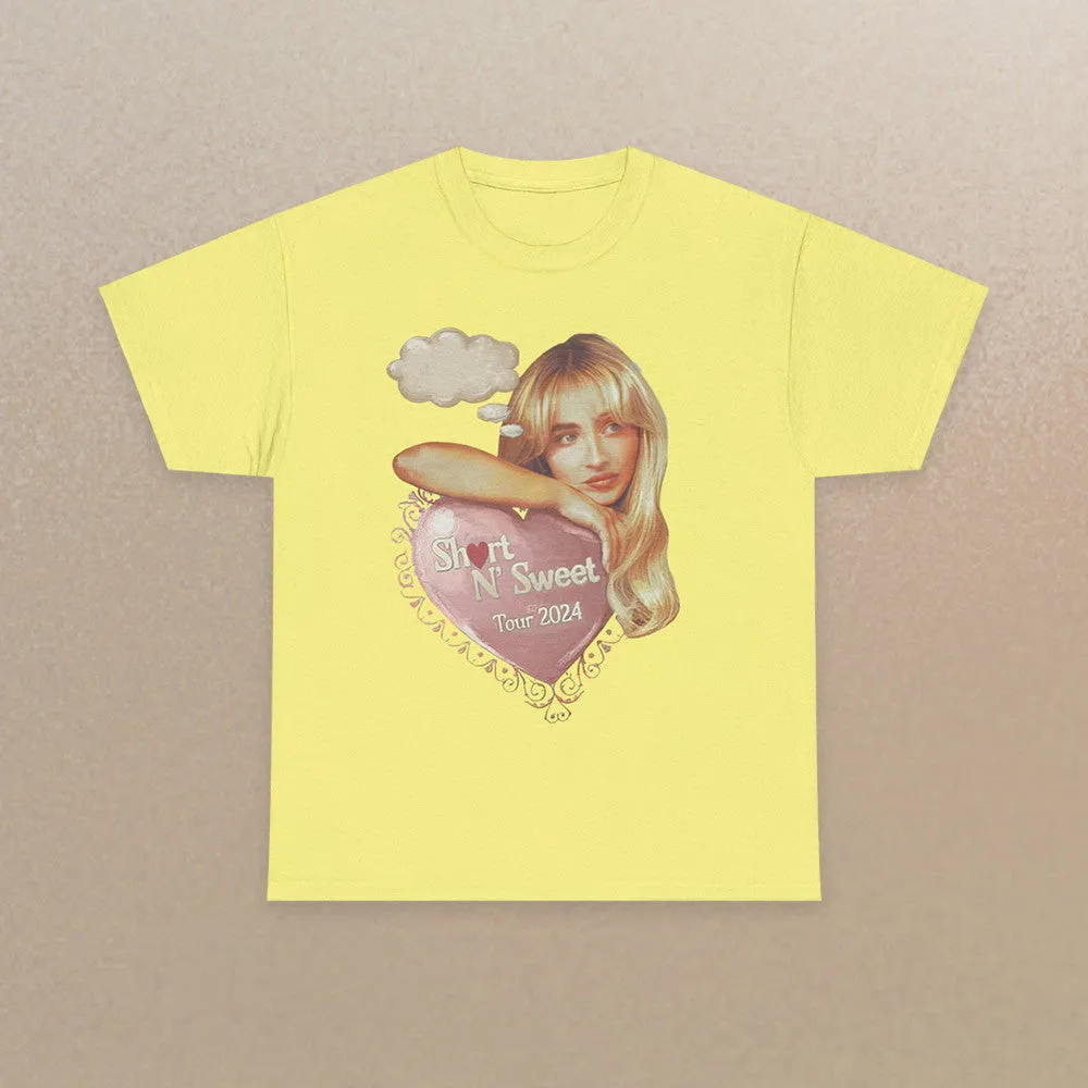 Sabrina Carpenter Tour Merch TShirt Short N Sweet Tour 2024 Merch Gifts For Music Fan