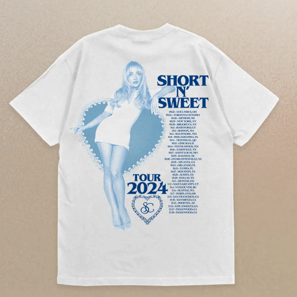 Sabrina Carpenter Tour Merch TShirt Short Sweet Tour Is So Nice Tee Sabrina Carpenter Merch