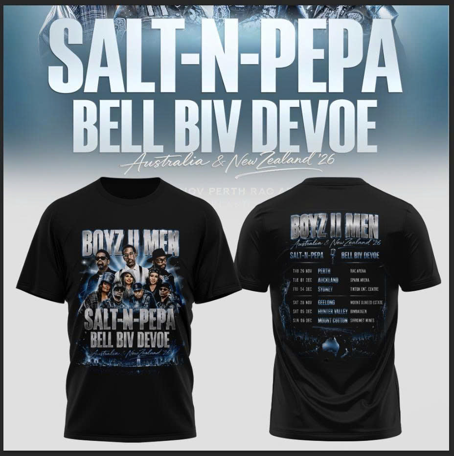 Salt N Pepa Boyz II Men Bell Biv DeVoe Collection Collector Edition Graphic T Shirt