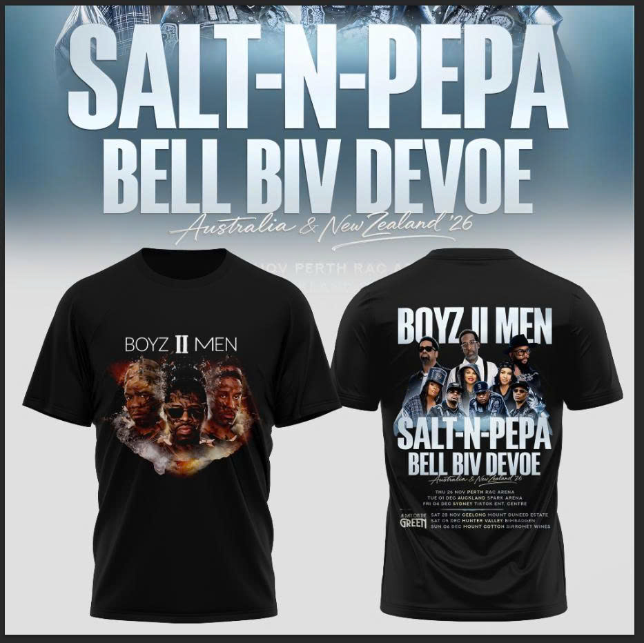 Salt N Pepa Boyz II Men Bell Biv DeVoe Collection Graphic T Shirt