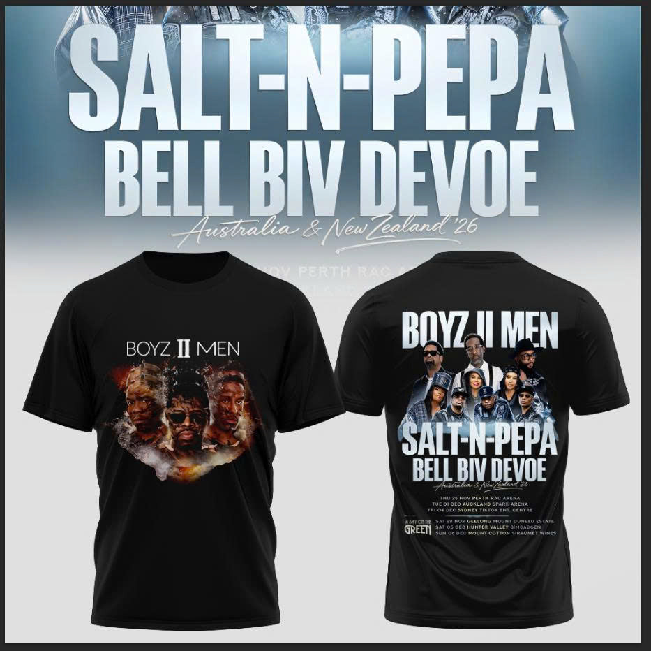 Salt N Pepa Boyz II Men Bell Biv DeVoe Collection Limited Edition Graphic T Shirt