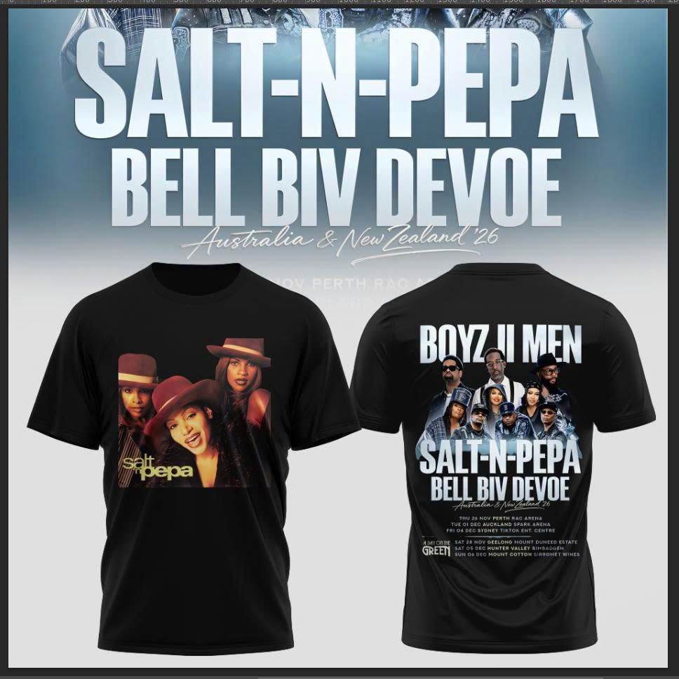 Salt N Pepa Boyz II Men Bell Biv DeVoe Premium Music Collection T Shirt