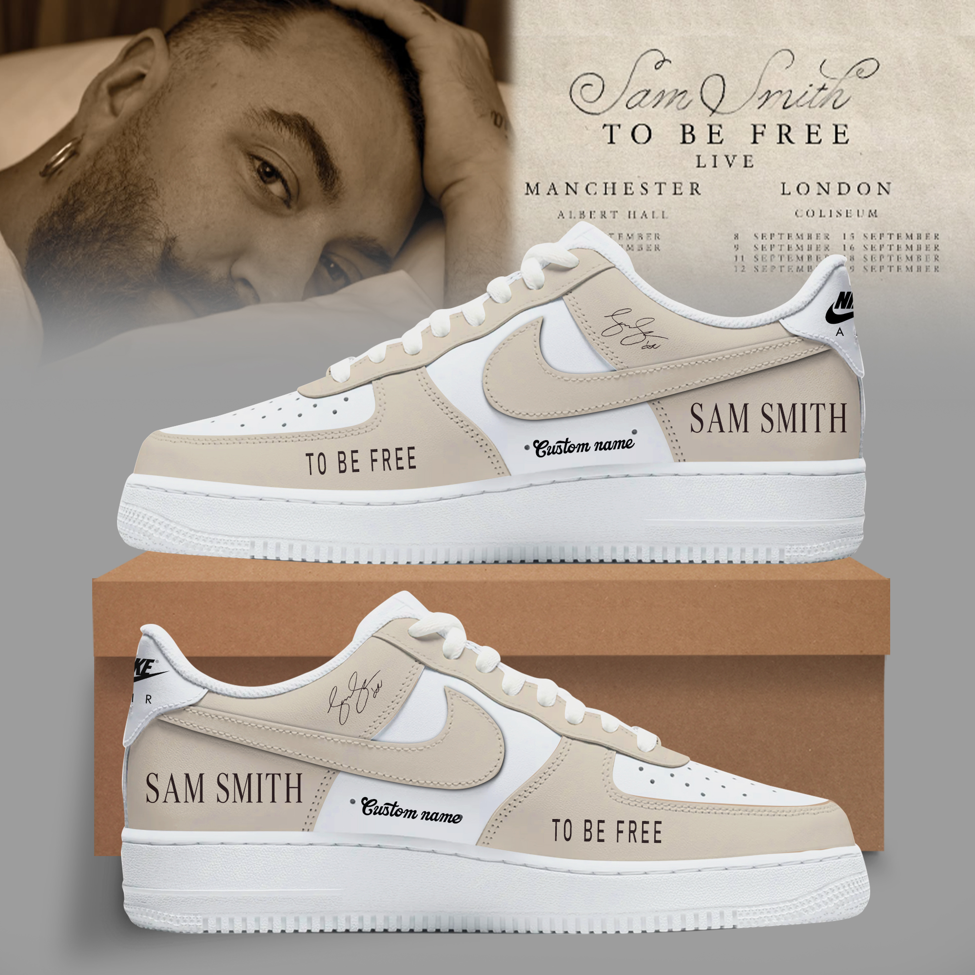 Sam Smith To Be Free Collection Signature Sneakers Collection