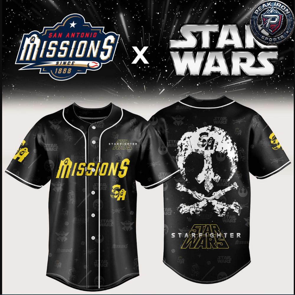 San Antonio Missions x Star Wars 2026 Baseball Jersey Game Day 1 - Unicasport San Antonio Missions x Star Wars 2026 Baseball Jersey Game Day