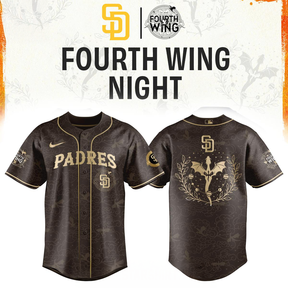 San Diego Padres Fourth Wing Night Jersey