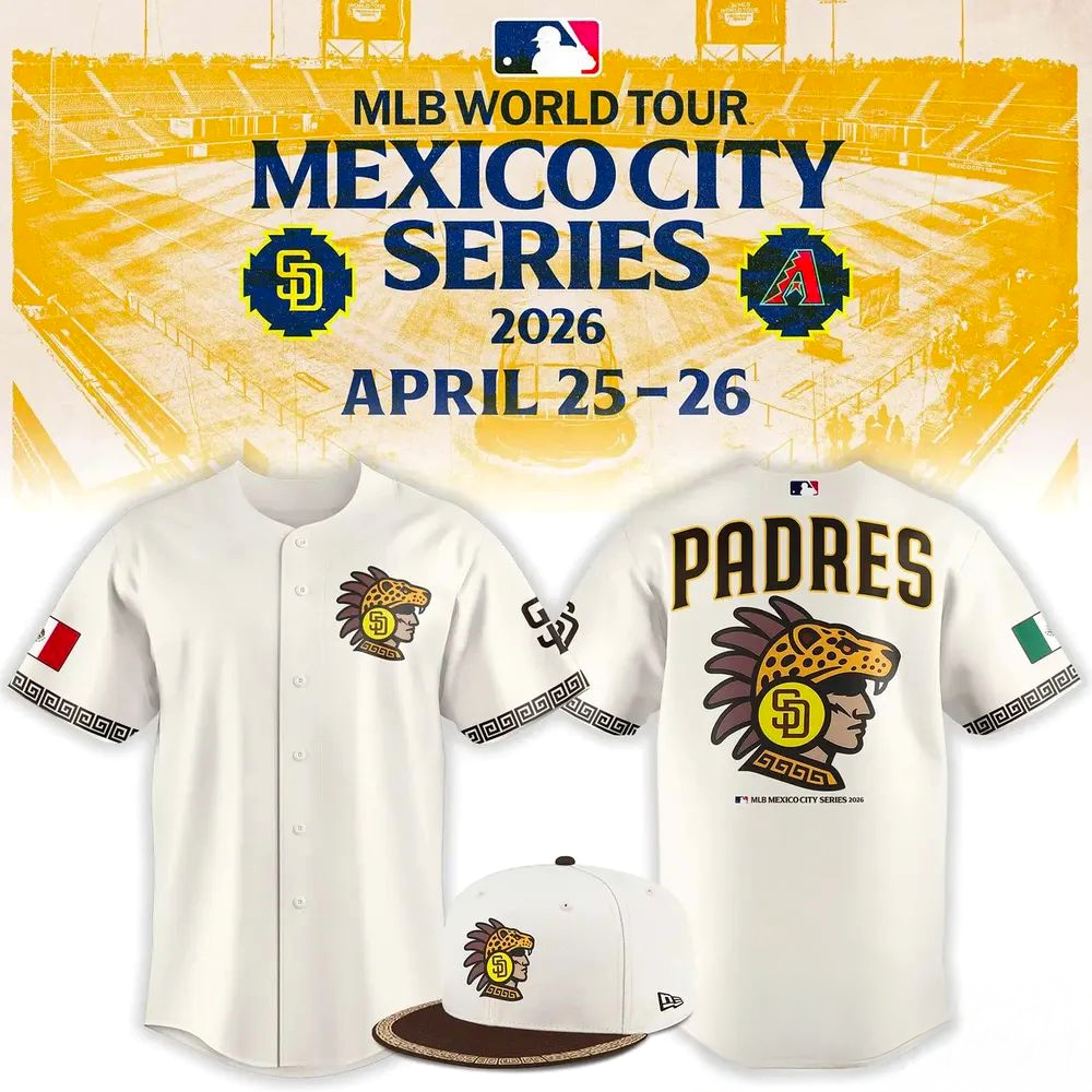San Diego Padres MLB Mexico City Series 2026 Jersey