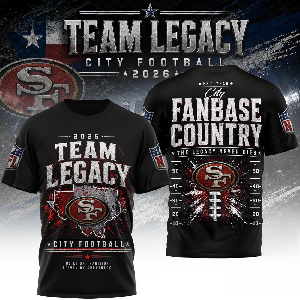 San Francisco 49ers NFL Gridiron Dynasty Limited Edition 3D Fan Shirt