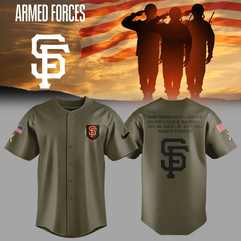 San Francisco Giants Armed Forces Weekend 2026 Jersey