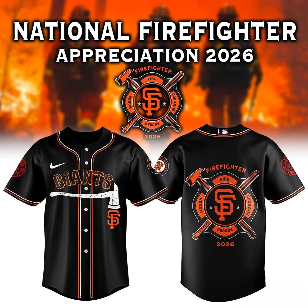 San Francisco Giants National Firefighter Appreciation 2026 Jersey