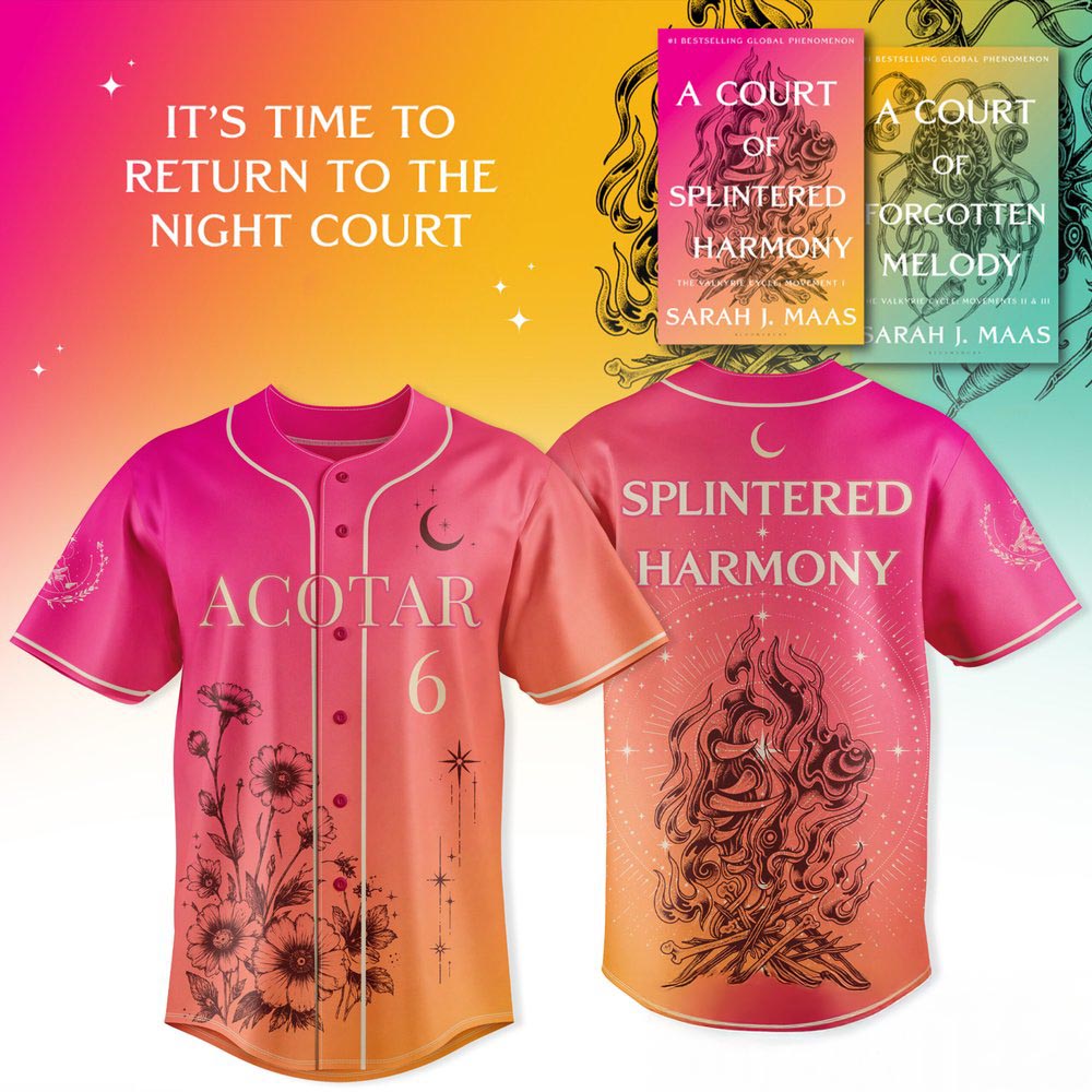 Sarah J Maas Splintered Harmony Baseball Jersey Fantasy Reader Gift Apparel 2 - Unicasport Sarah J Maas Splintered Harmony Baseball Jersey Fantasy Reader Gift Apparel