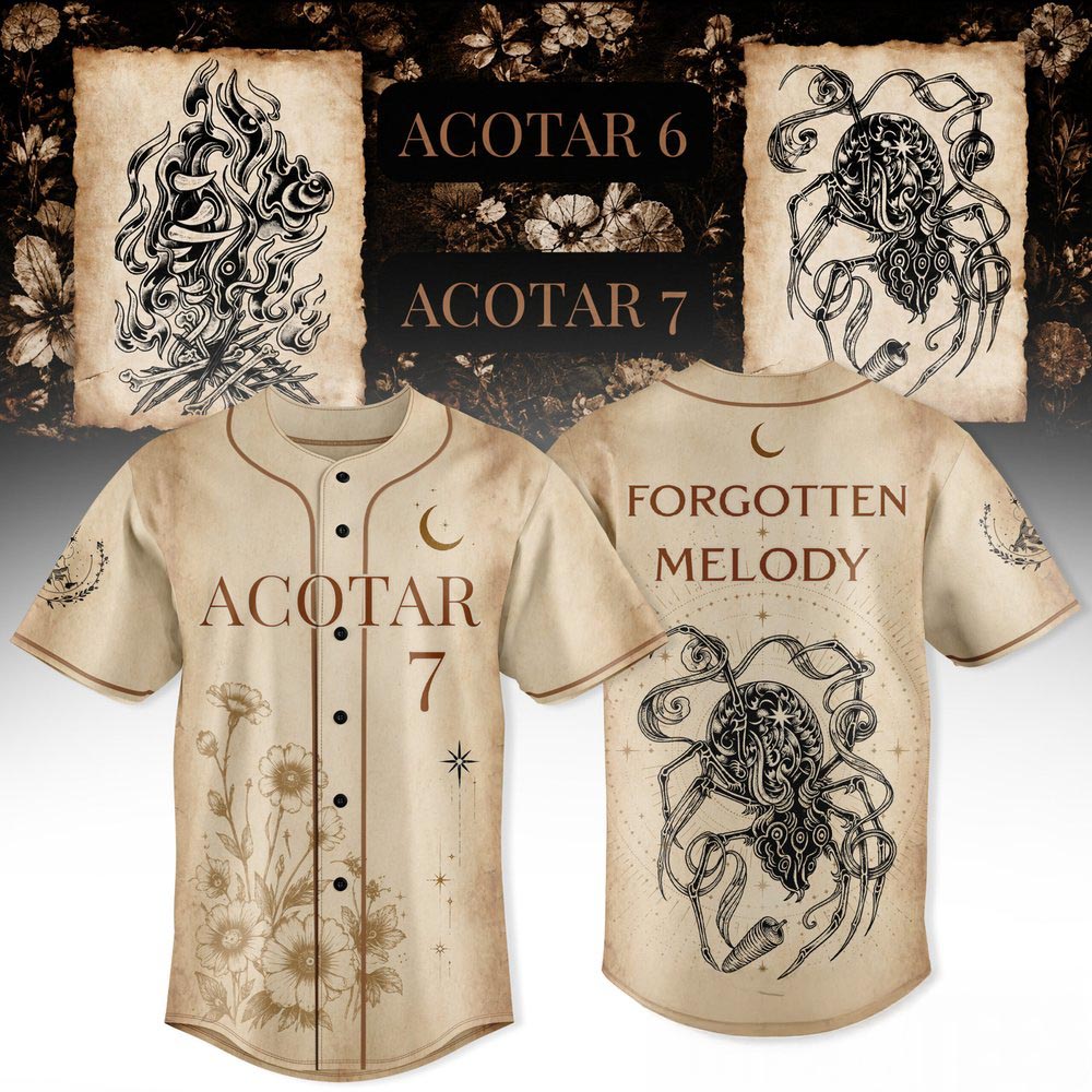 Sarah J Maas Splintered Harmony Baseball Jersey Literary Fantasy Fan Shirt 1 - Unicasport Sarah J Maas Splintered Harmony Baseball Jersey Literary Fantasy Fan Shirt