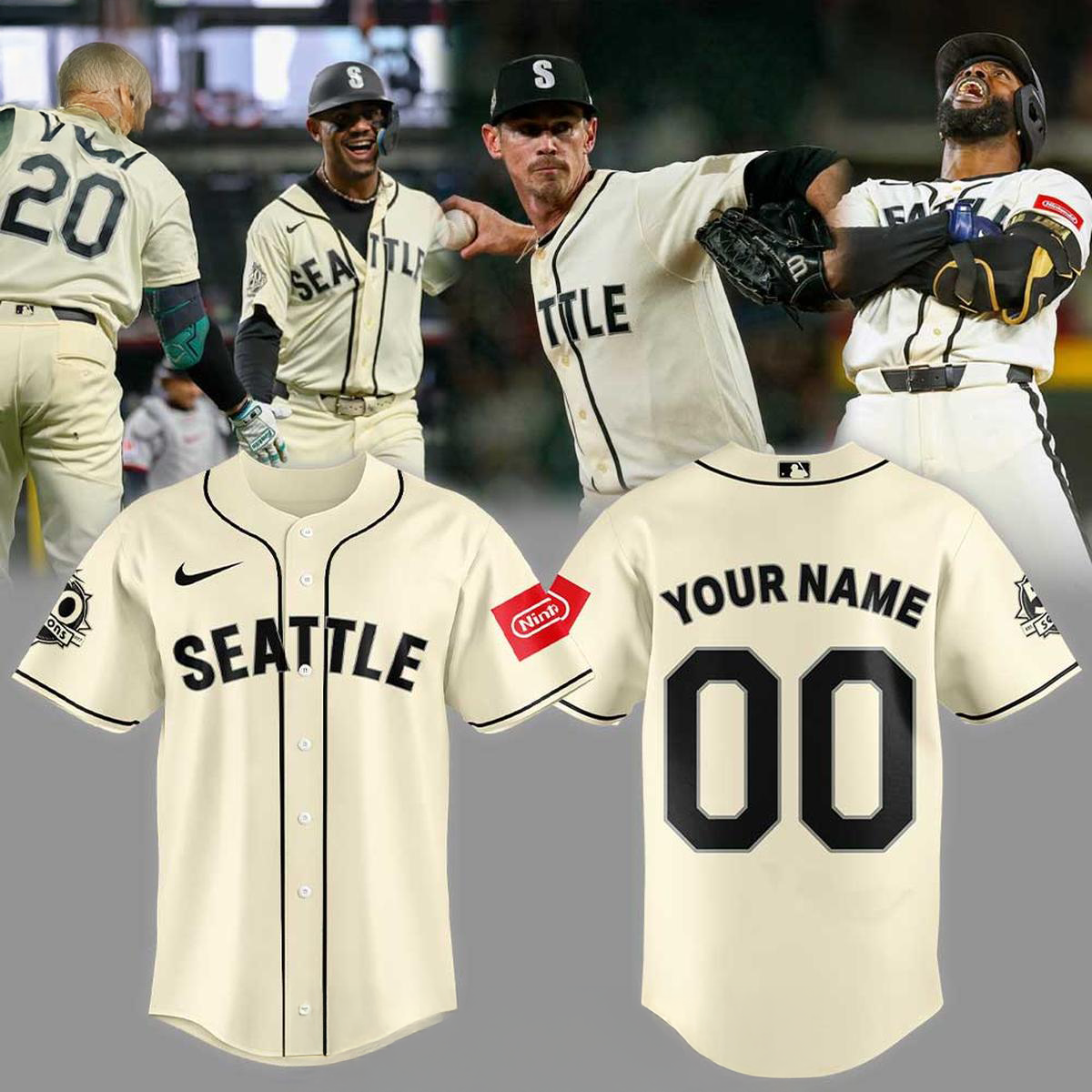 Seattle Mariners Steelheads For Legacy Jersey