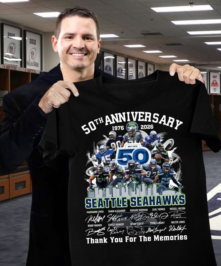 Seattle Seahawks Merch 50th Anniversary 19762026 TShirt Merch 2026