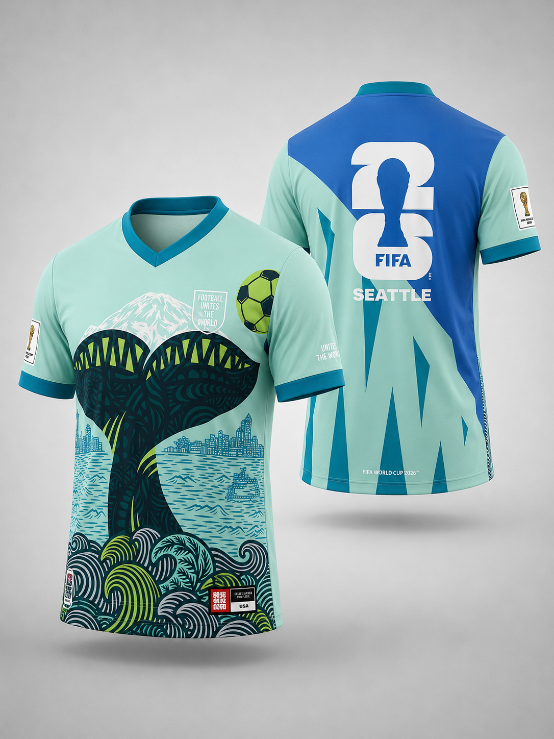 Seattle Soccer Merch 2026 Host City Football Jersey Tournament Spirit Edition