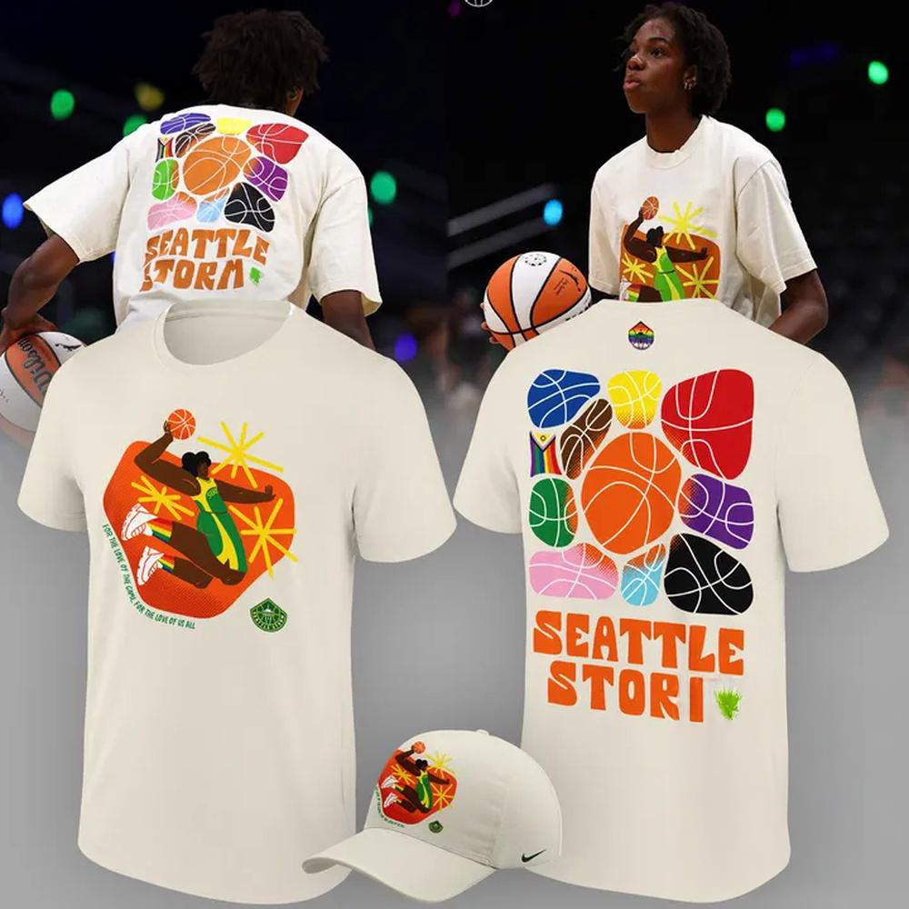 Seattle Storm Pride Night 2026 Exclusive Graphic T Shirt