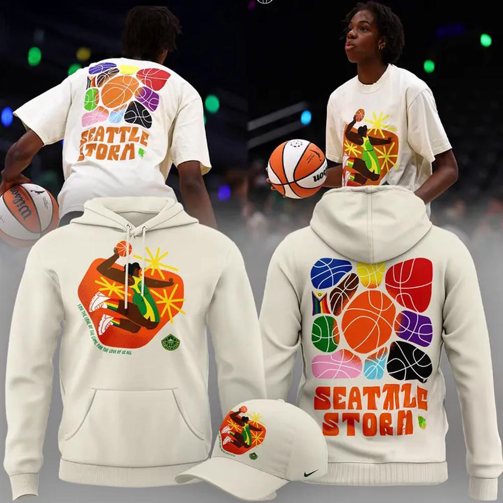 Seattle Storm Pride Night 2026 Exclusive Pullover Hoodie