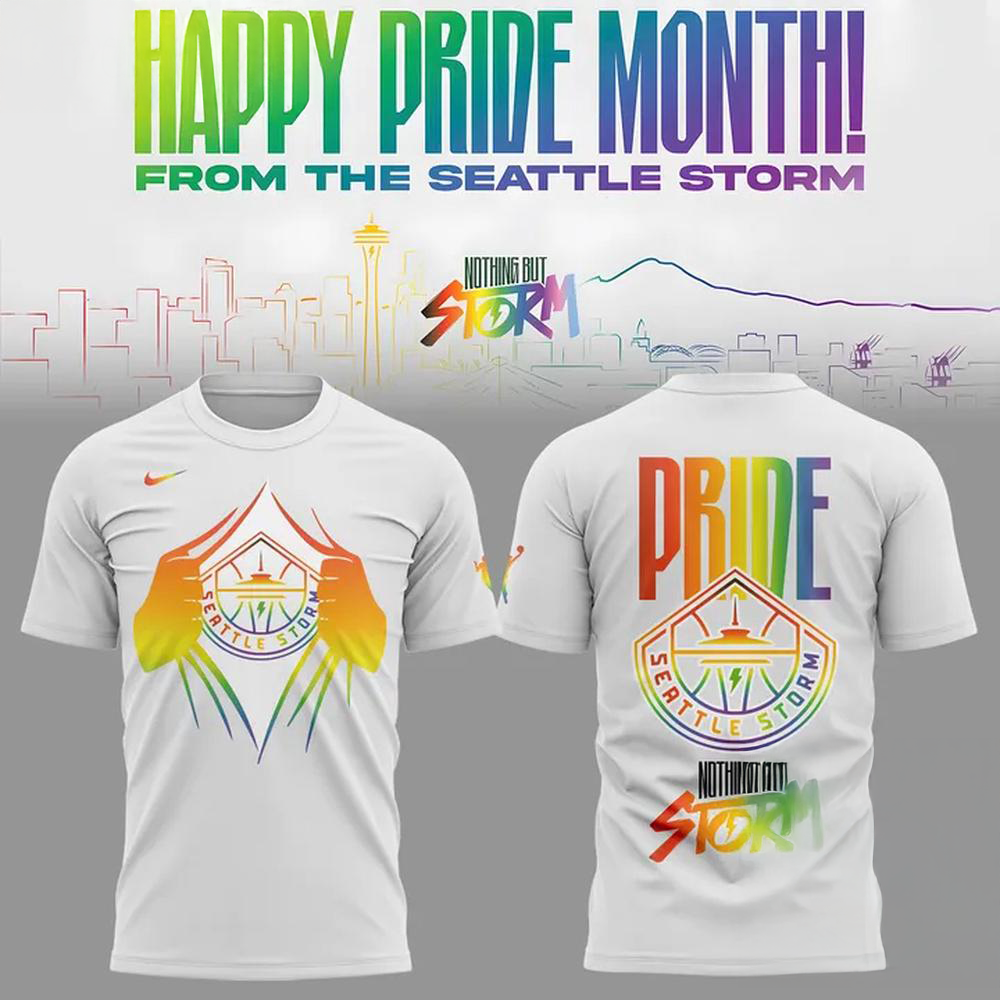 Seattle Storm Pride Night 2026 Limited Edition 3D Graphic T Shirt