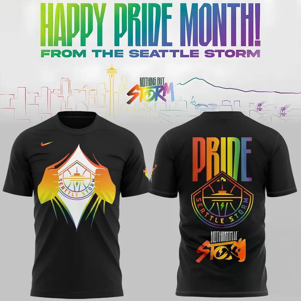 Seattle Storm Pride Night 2026 Special Edition Graphic T Shirt