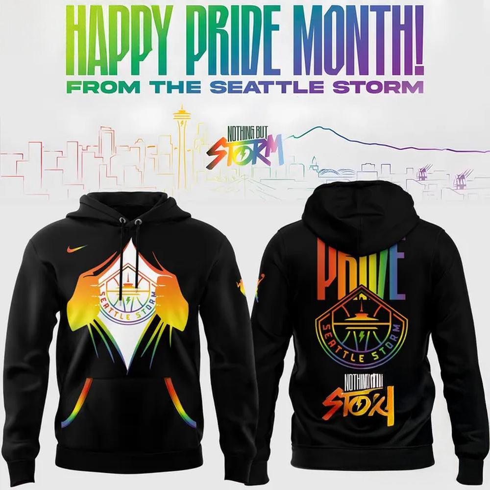 Seattle Storm Pride Night 2026 Special Edition Pullover Hoodie