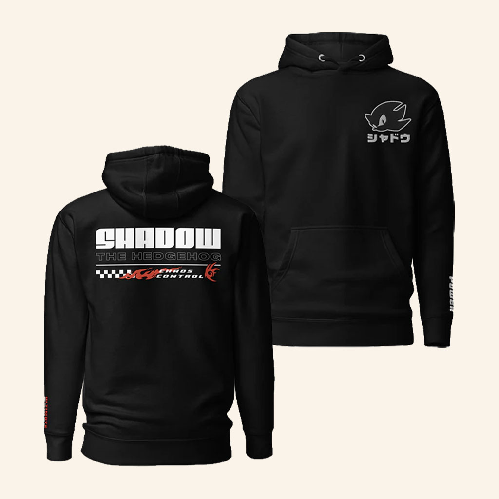 Sega Merch 2026 Shadow Ultimate Power Hoodie Gift Ideas For Him