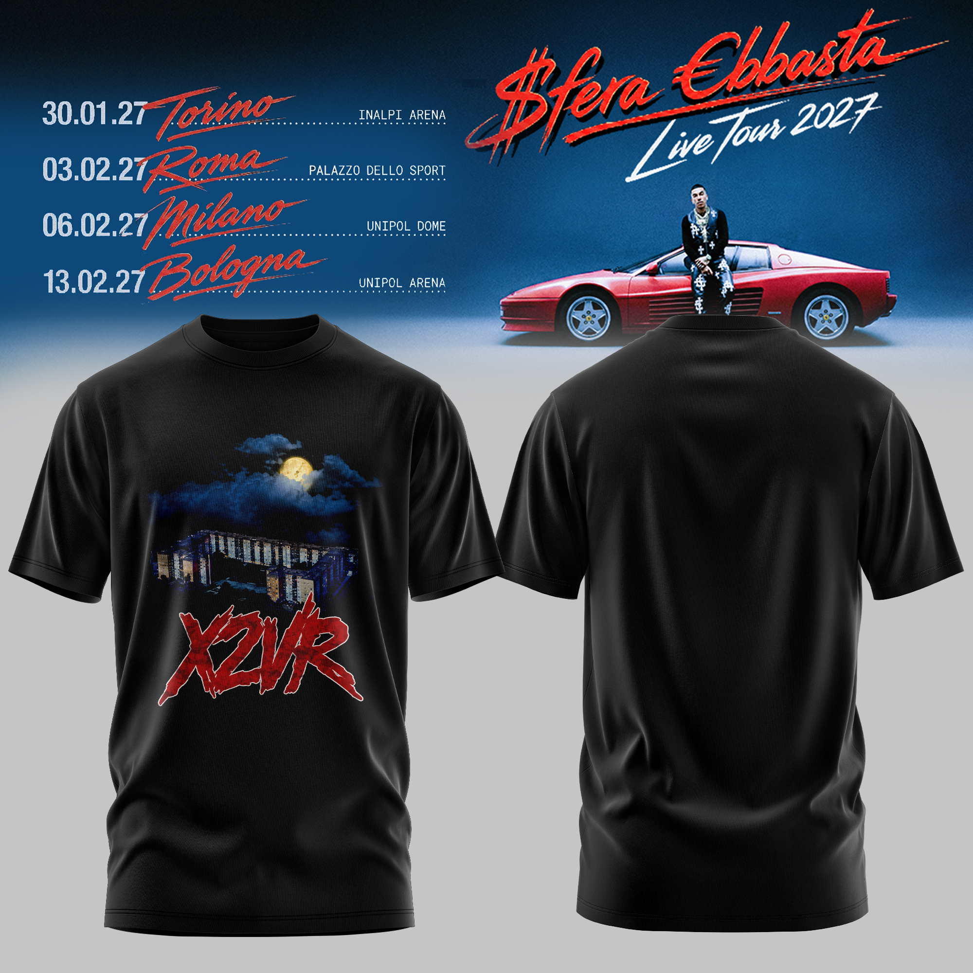 Sfera Ebbasta Graphic T Shirt Music Fan Apparel