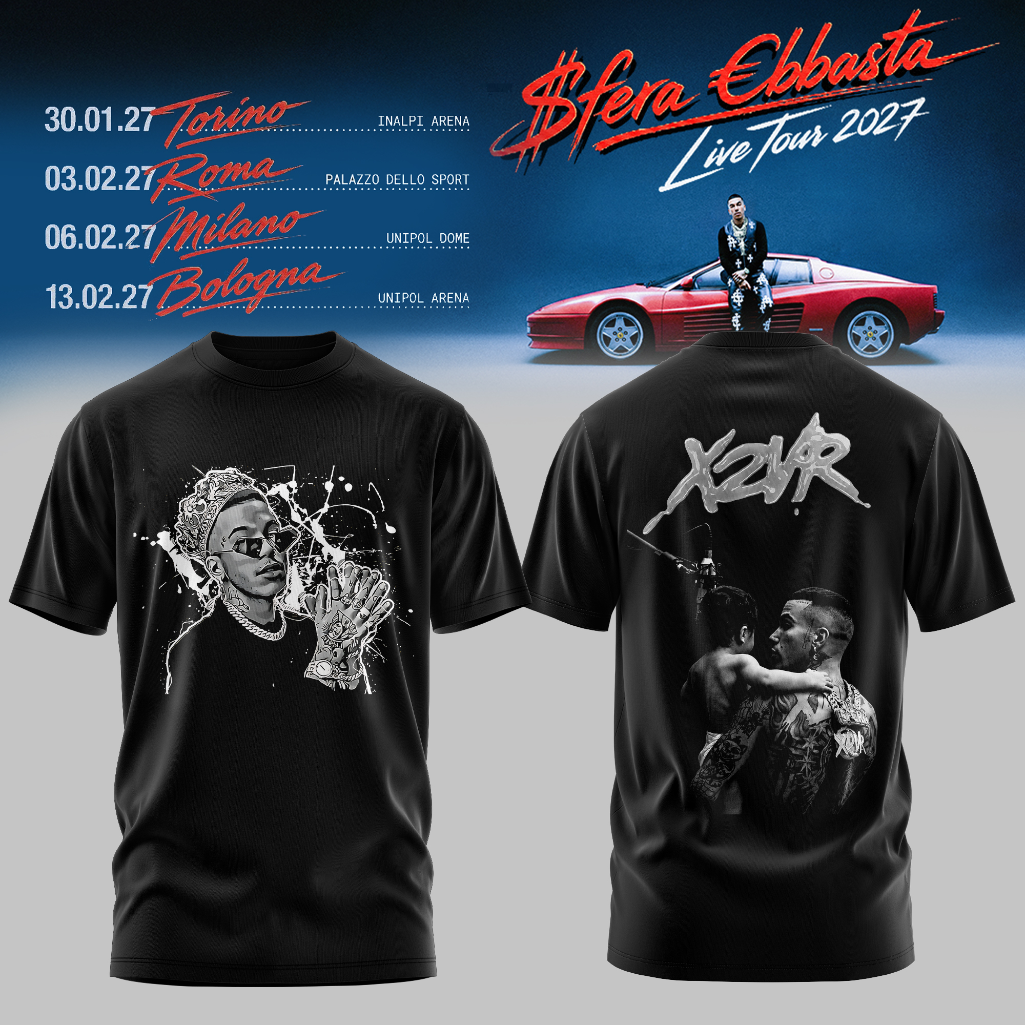 Sfera Ebbasta Limited Edition Fan Graphic Tee