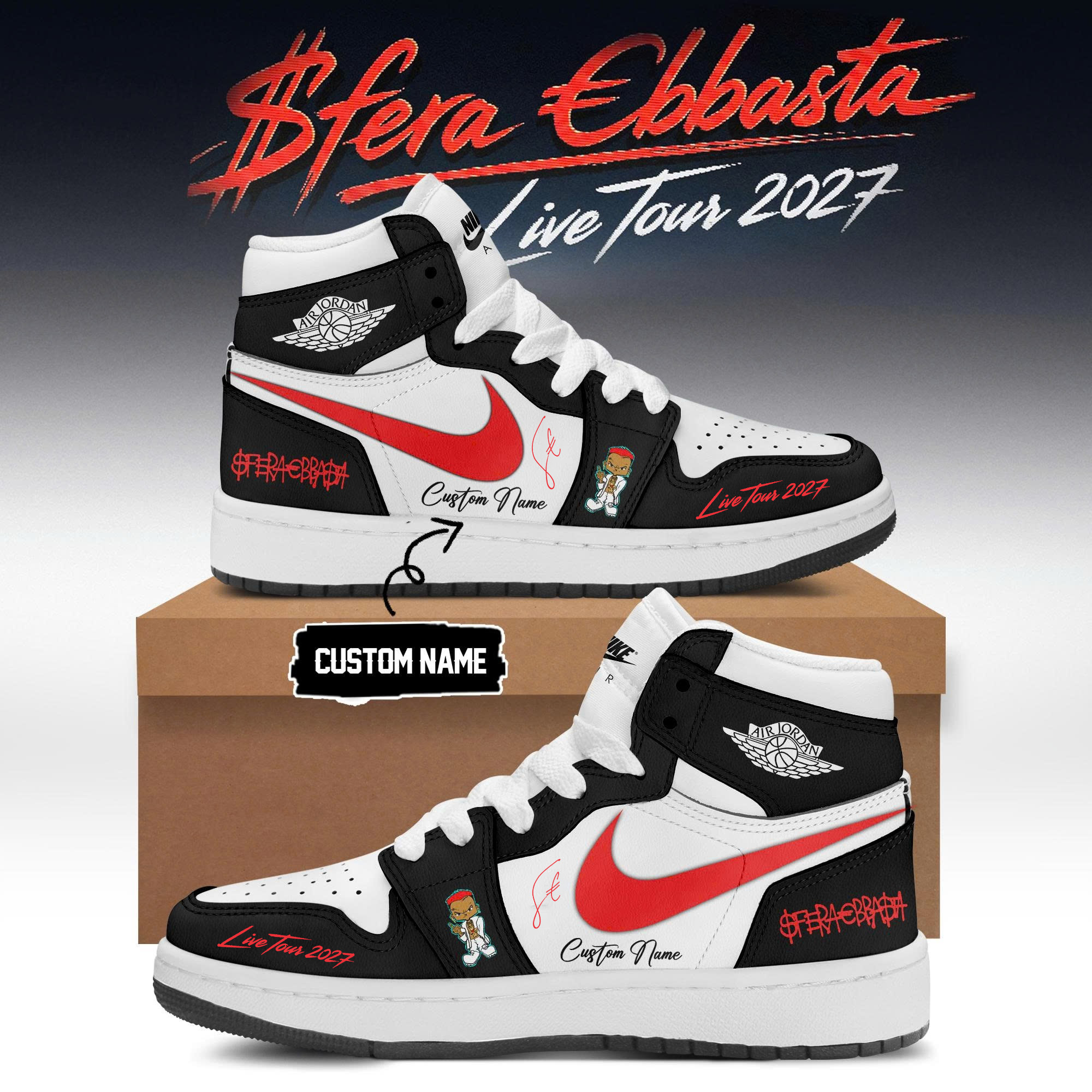 Sfera Ebbasta Live Tour 2027 Tour Edition Sneakers